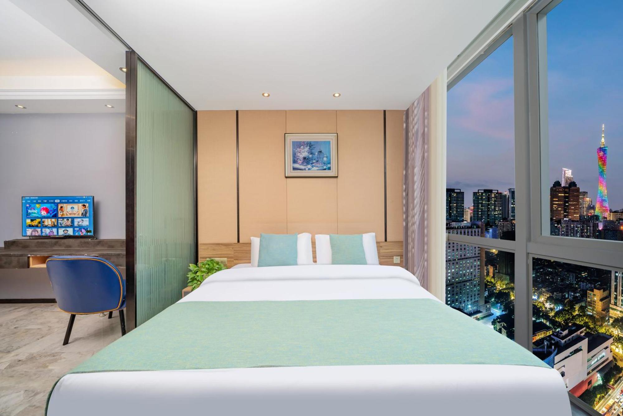 Cloudy International Apartment Beijing Rd A-Mall Guangzhou Bagian luar foto