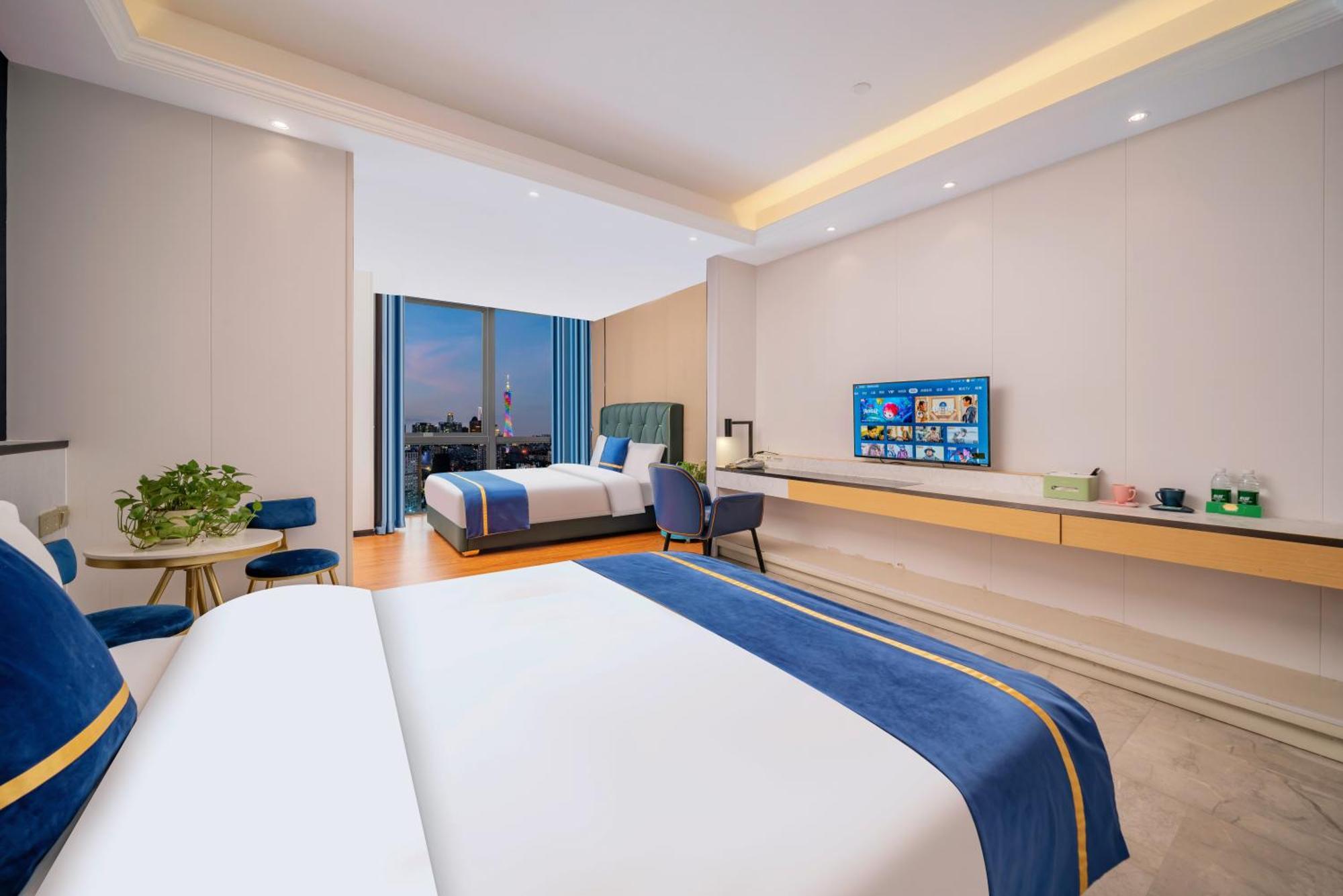 Cloudy International Apartment Beijing Rd A-Mall Guangzhou Bagian luar foto